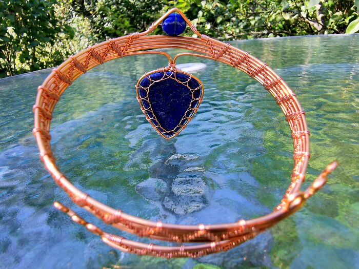 I Used Ten Meters Of Coated Copper Wire For This Elven Armlet