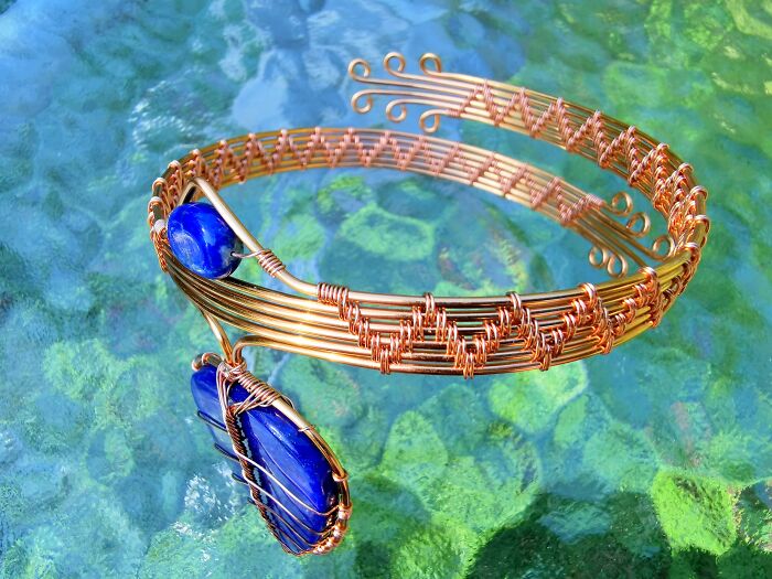 I Used Ten Meters Of Coated Copper Wire For This Elven Armlet