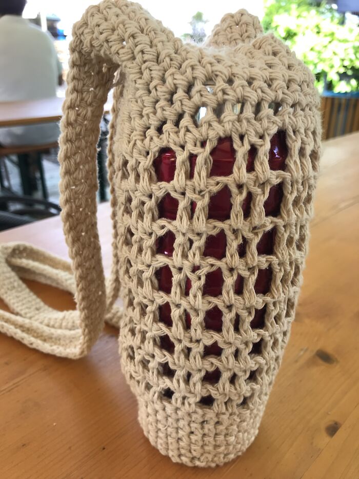 Mug Holder Bag For My Mom, So She Can Carry Around Her Coffeemug With Free Hands