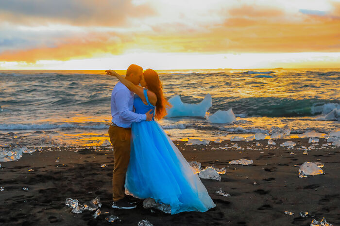 You Will Never Be 27 Again Running Around In A Blue Dress In Iceland (6 Pics)