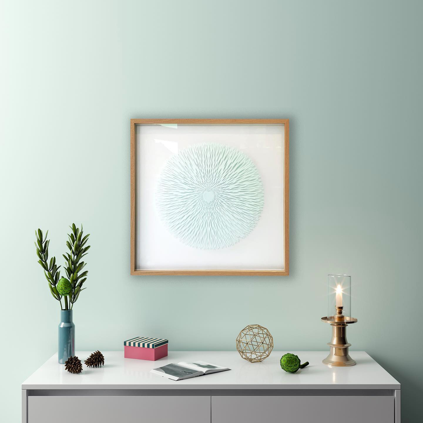 Light mint green wall art Light mint green wall art