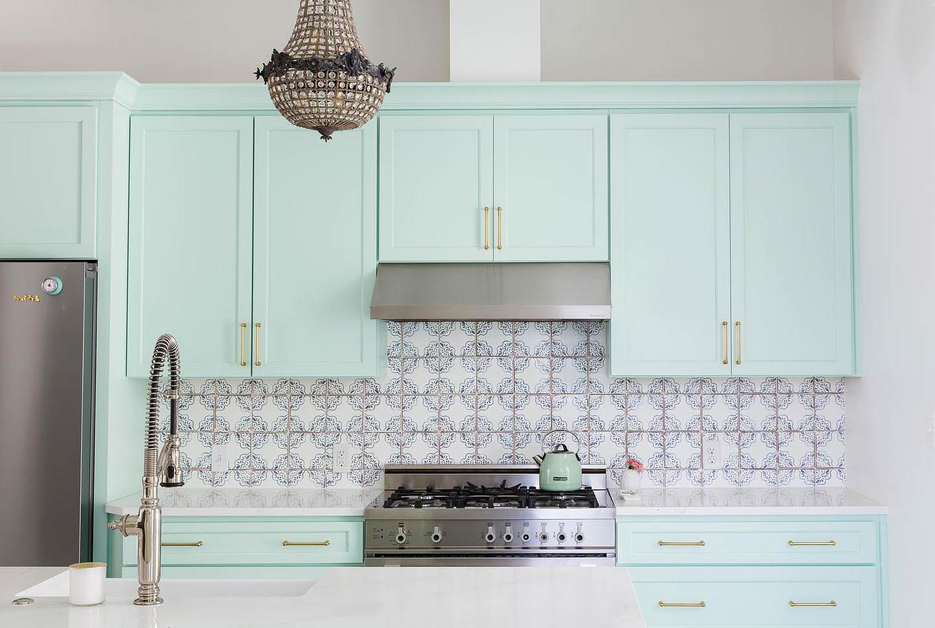 Light mint green kitchen cabinets Light mint green kitchen cabinets