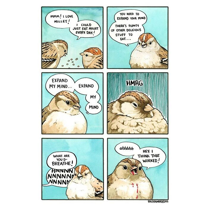 New Humorous And Often Surreal Illustrations Of Animals And Nature