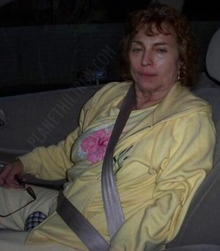 Madonna photoshopped to look like an ordinary person