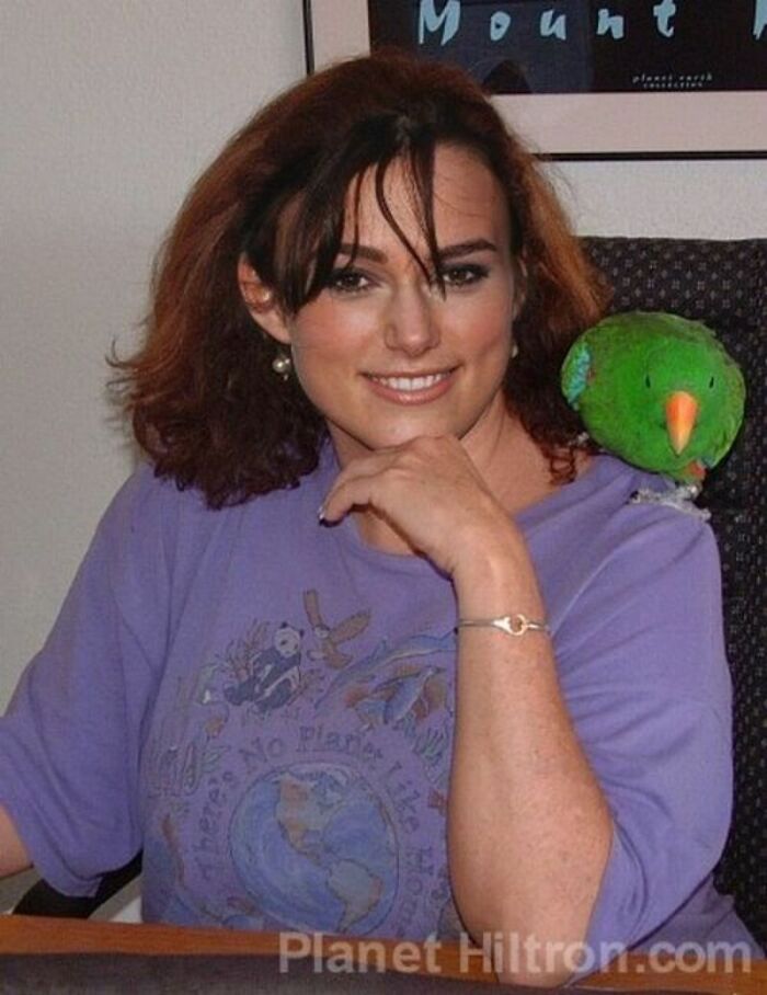 Keira Knightley photoshopped to look like an ordinary person