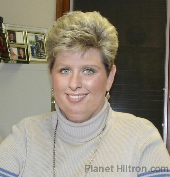 Nicky Hilton photoshopped to look like an ordinary person