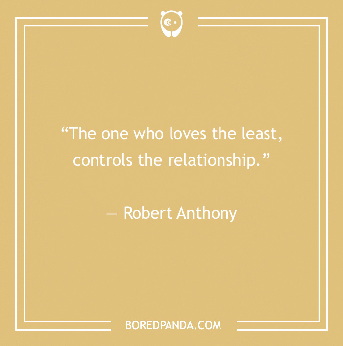 Quote by Robert Anthony about control in toxic relationships on a yellow background from Bored Panda. - 31