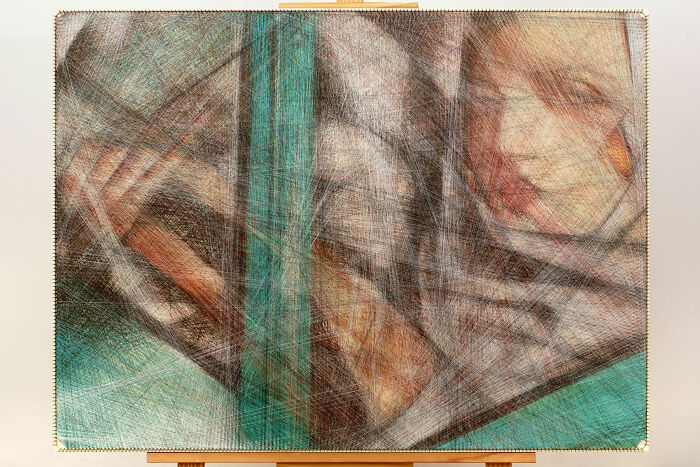 The Artwork Inspired By The Painting "Autoportrait (Tamara In A Green Bugatti)", 1929 (V2), By Tamara De Lempicka