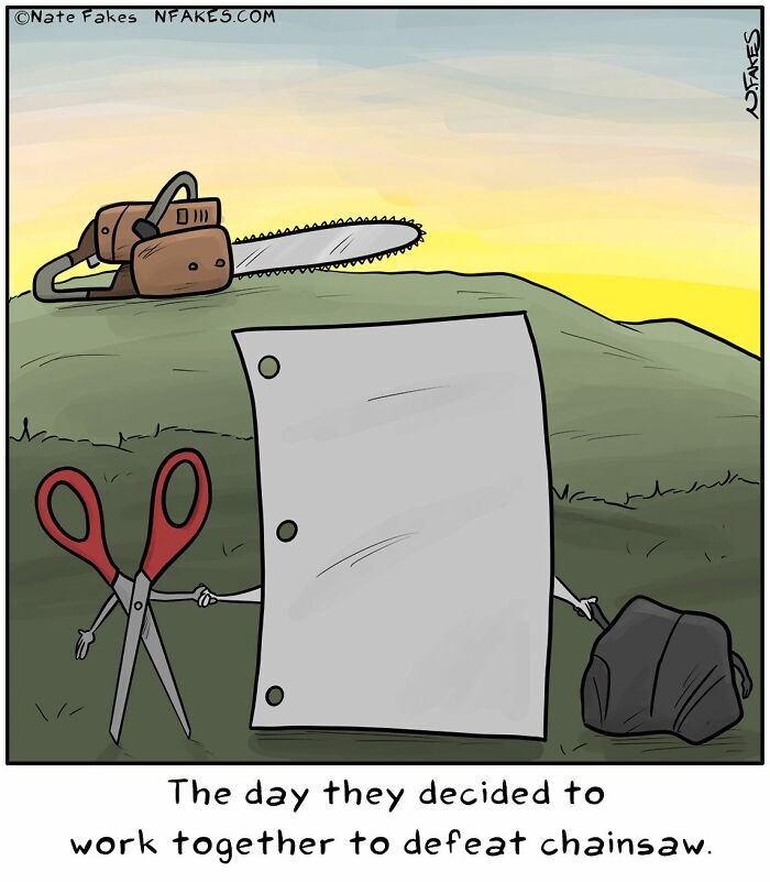 Scissors, paper, rock