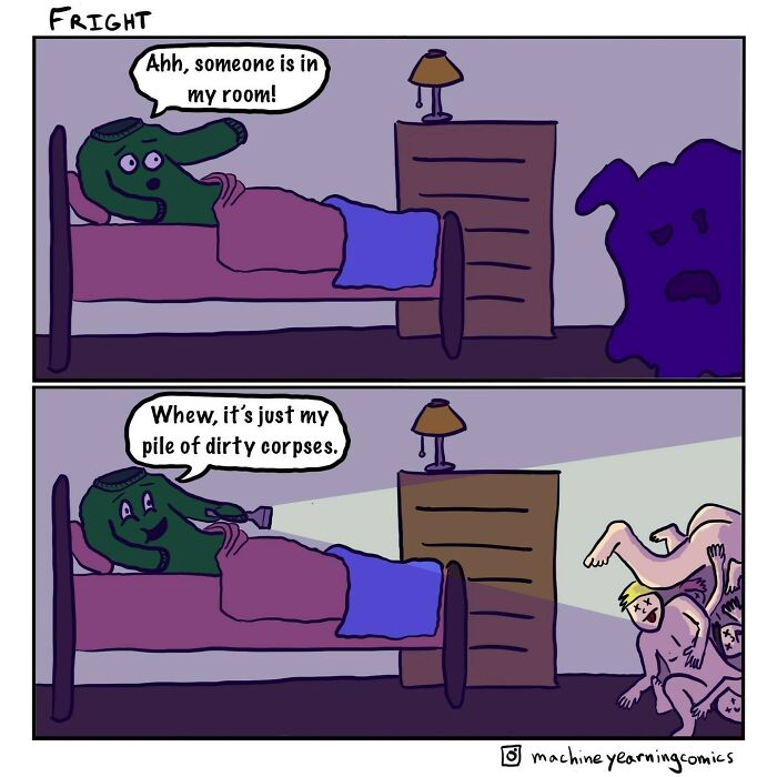 This Artist Makes Hilarious And Dark
comics With Unexpected Twists ( New Pics)