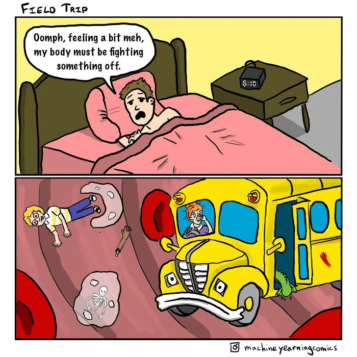 This Artist Makes Hilarious And Dark
comics With Unexpected Twists ( New Pics)