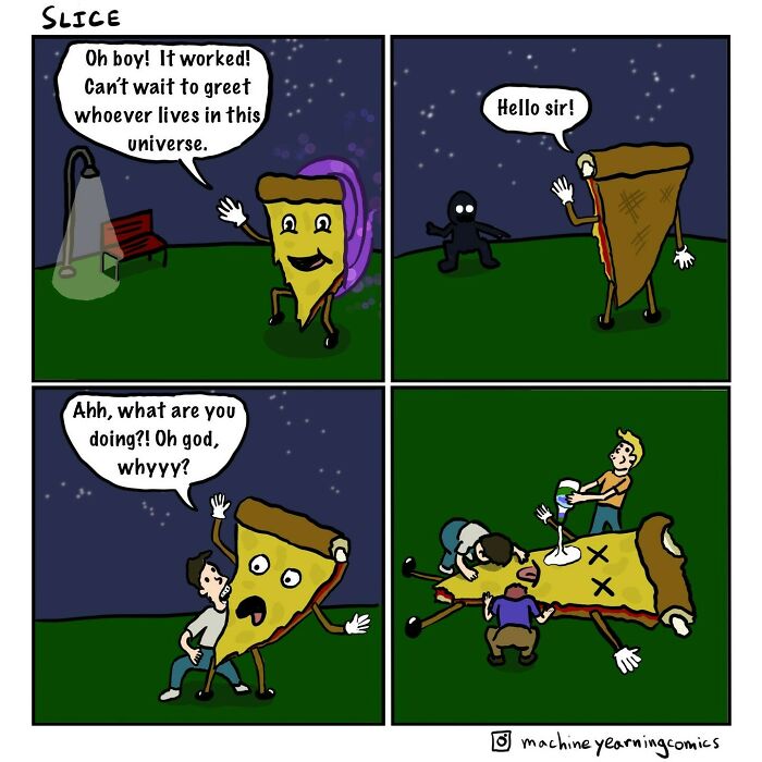 This Artist Makes Hilarious And Dark
comics With Unexpected Twists ( New Pics)