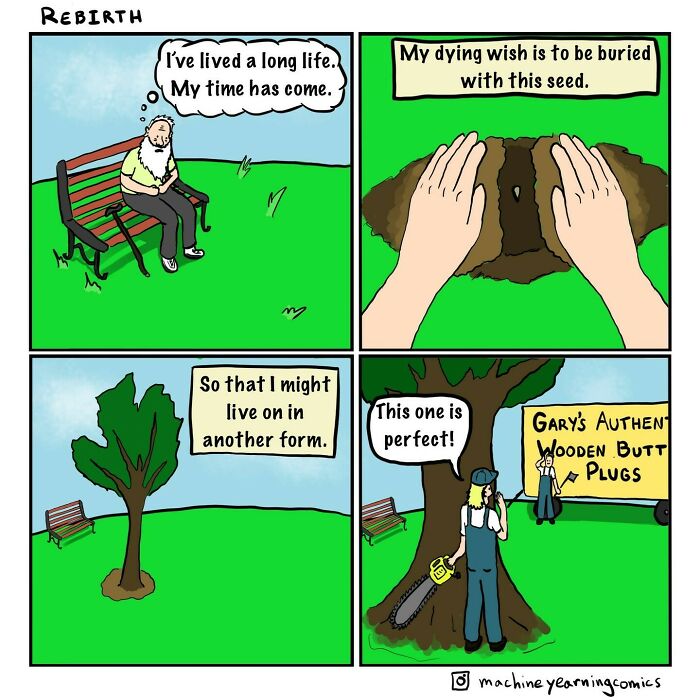 This Artist Makes Hilarious And Dark
comics With Unexpected Twists ( New Pics)