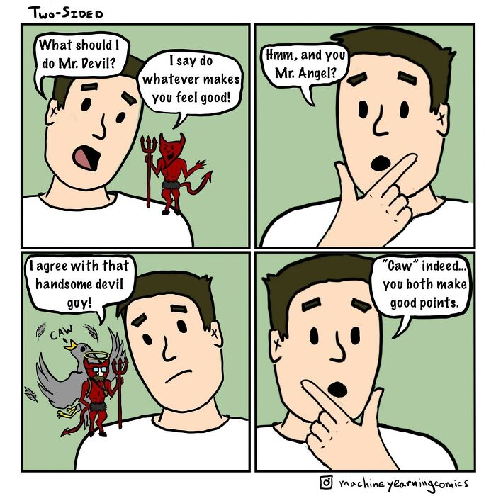 This Artist Makes Hilarious And Dark
comics With Unexpected Twists ( New Pics)