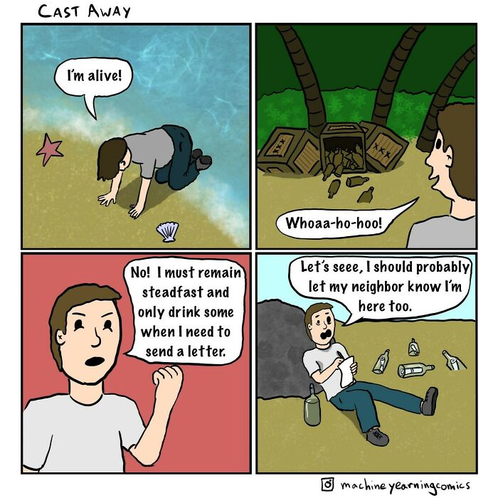 This Artist Makes Hilarious And Dark
comics With Unexpected Twists ( New Pics)