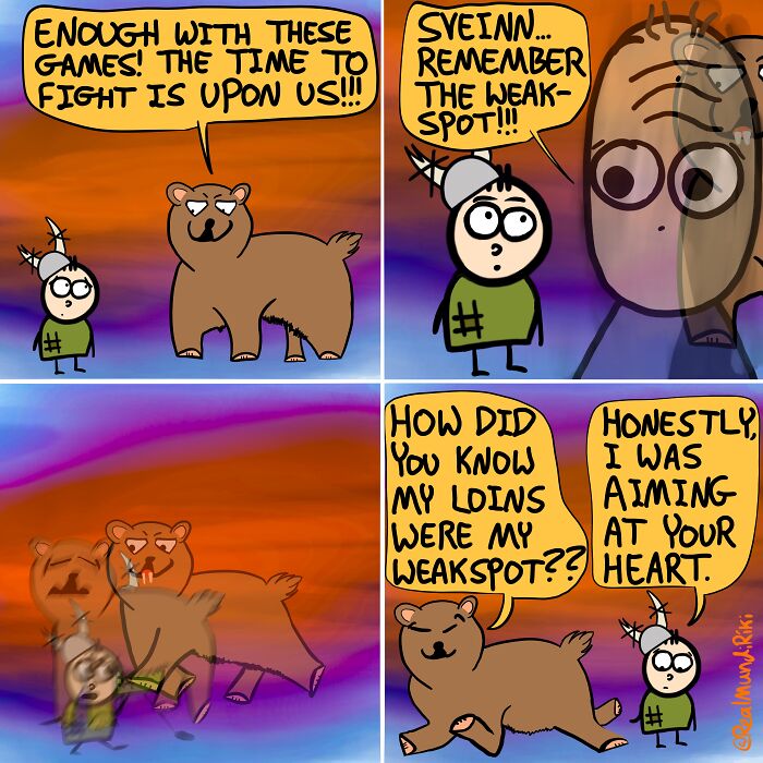 My 31 Comics About An Over-Possessive Mom Who Joins Her Son On A Viking Raid