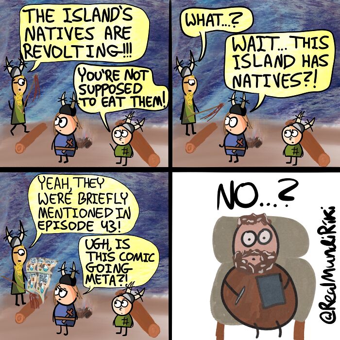 My 31 Comics About An Over-Possessive Mom Who Joins Her Son On A Viking Raid