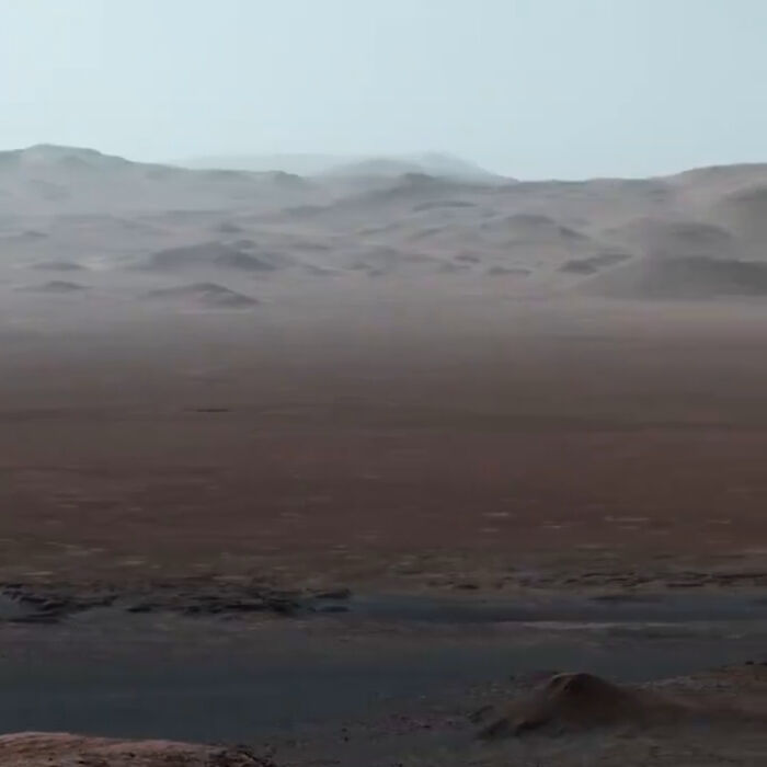 Surface Of Mars Captured By Curiosity Rover