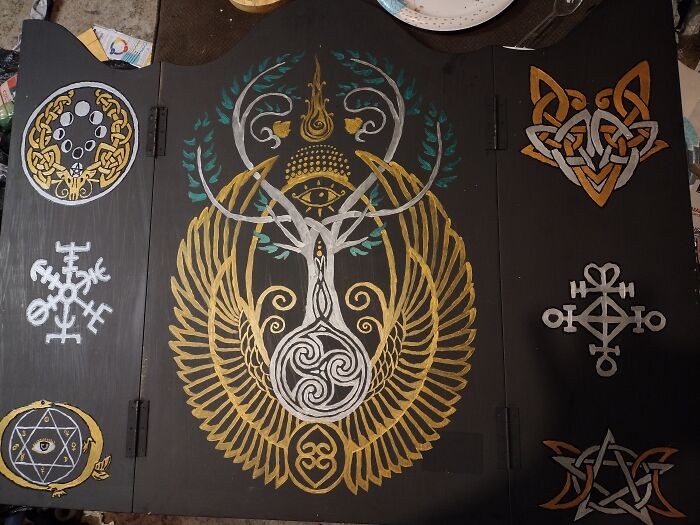 Made This Alter Piece For A Friend. Definitely One Of My Favorites