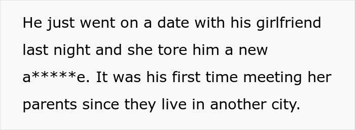 Guy Disregards Dad’s Advice On Table Manners, Regrets It During A Dinner With His GF’s Family Guy Disregards Dad’s Advice On Table Manners, Regrets It During A Dinner With His GF’s Family