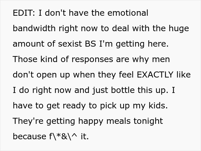 “Unfair Amount Of Duties”: Wife’s New Job Puts Strain On The Household “Unfair Amount Of Duties”: Wife’s New Job Puts Strain On The Household