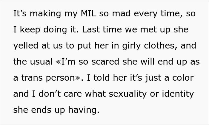 Mom Gets Back At Homophobic MIL By Dressing Her Baby Girl In Blue Every Time She Visits Mom Gets Back At Homophobic MIL By Dressing Her Baby Girl In Blue Every Time She Visits