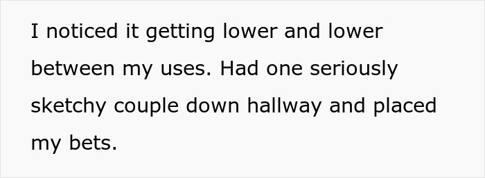Tenant Makes Detergent Thieves Think Twice After Their Whole Load Turns Blue Tenant Makes Detergent Thieves Think Twice After Their Whole Load Turns Blue