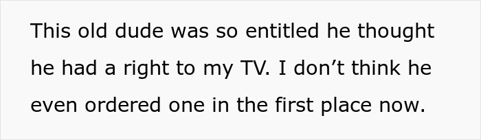 Guy Thinks He's Entitled To Neighbor's TV, Regrets It