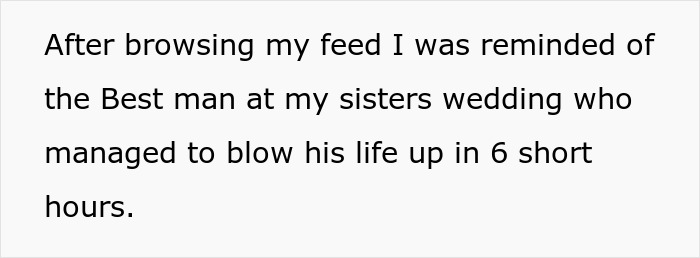 &ldquo;This Guy Blew His Life Up In Less Than 6hrs&rdquo;: Best Man Makes The Worst Decisions