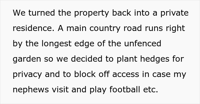 Couple maintains property hedge for privacy, refusing to cut it down to benefit next door Airbnb neighbor.