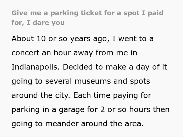 Woman Gets Parking Ticket Despite Paying For Spot, Uses The Same Backward Logic To Fight It