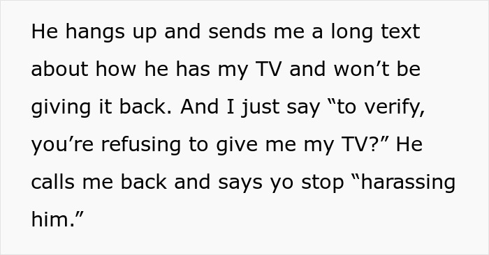 Guy Thinks He's Entitled To Neighbor's TV, Regrets It