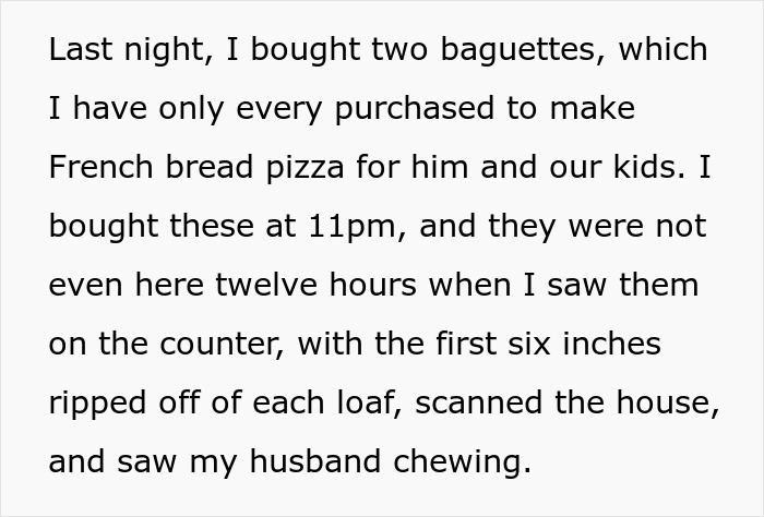 “Saw My Husband Chewing”: Wife Is Done With Man’s Non-Stop Ruining Of Ingredients “Saw My Husband Chewing”: Wife Is Done With Man’s Non-Stop Ruining Of Ingredients