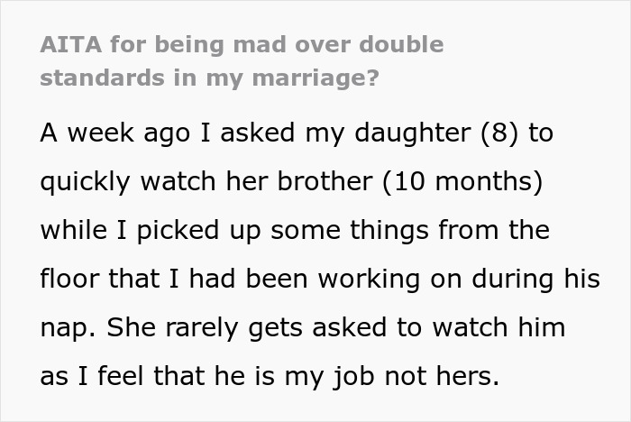&ldquo;Am I A Jerk For Being Mad Over Double Standards In My Marriage?&rdquo; 