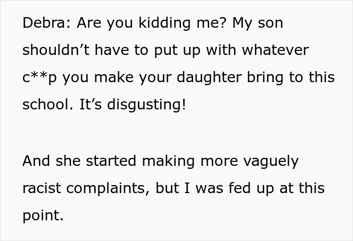 Woman Has The Audacity To Complain About Another Kid's Lunch To Her Mom, Gets Shut Down