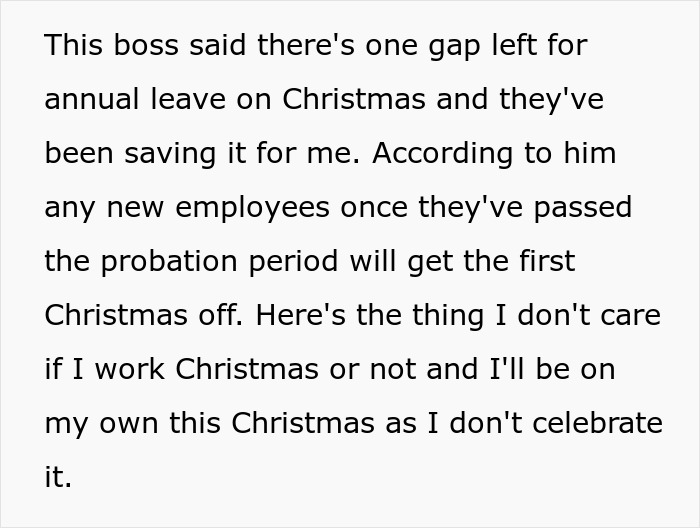 Internet Turns On Woman Who Refused To Swap Christmas Leave With Mom For No Reason Internet Turns On Woman Who Refused To Swap Christmas Leave With Mom For No Reason