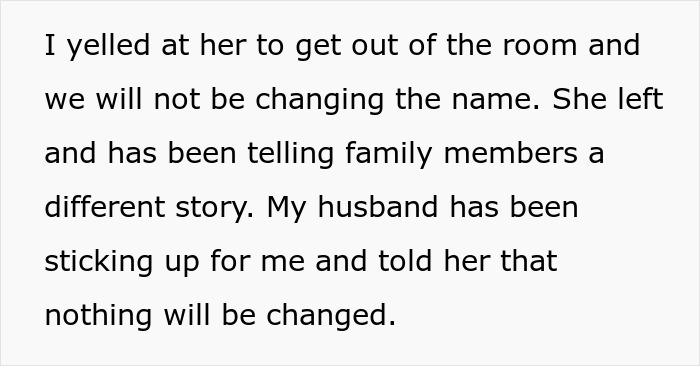 "Get Out": New Mom Kicks Out MIL After She Tries To Change Newborn’s Name, Family Turns On Her "Get Out": New Mom Kicks Out MIL After She Tries To Change Newborn’s Name, Family Turns On Her