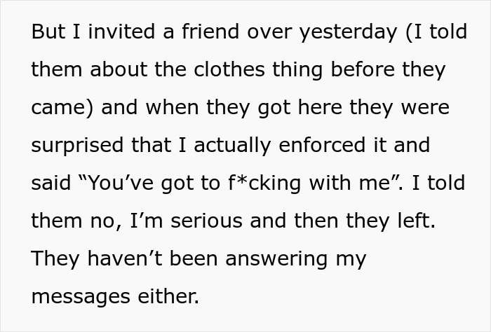 Man Can’t Accept That His One House Rule Is “Excessive And Unreasonable,” The Internet Disagrees