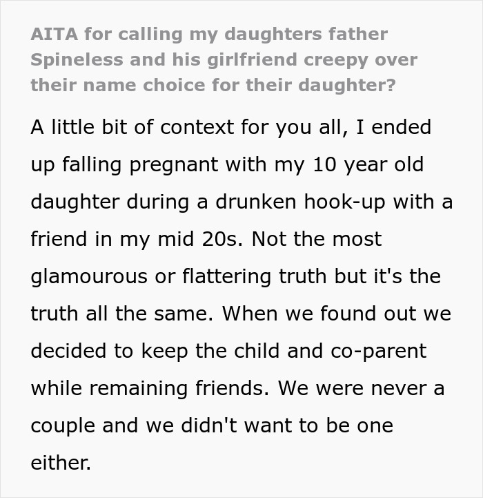 Woman Calls The Father Of Her Kid Spineless After Learning The Name Of His New Baby Woman Calls The Father Of Her Kid Spineless After Learning The Name Of His New Baby