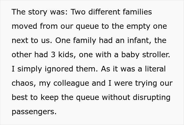 Airport Worker Serves Up A Dose Of Reality To Over-Entitled Family Cutting In Line Airport Worker Serves Up A Dose Of Reality To Over-Entitled Family Cutting In Line