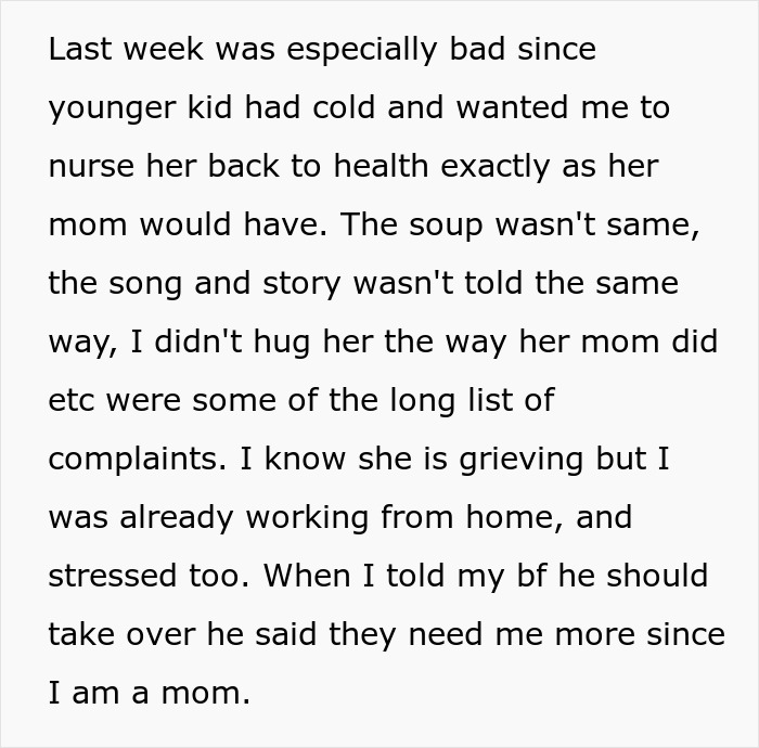 Woman Refuses To Be A Stepmother To Her BF's Kids After Their Mother Dies, Gets Told To 'Grow Up'