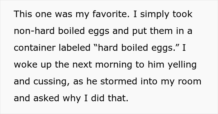 Guy Refuses To Stop Stealing Roommate's Food, Loses It When They Start 'Experimenting' With It Guy Refuses To Stop Stealing Roommate's Food, Loses It When They Start 'Experimenting' With It