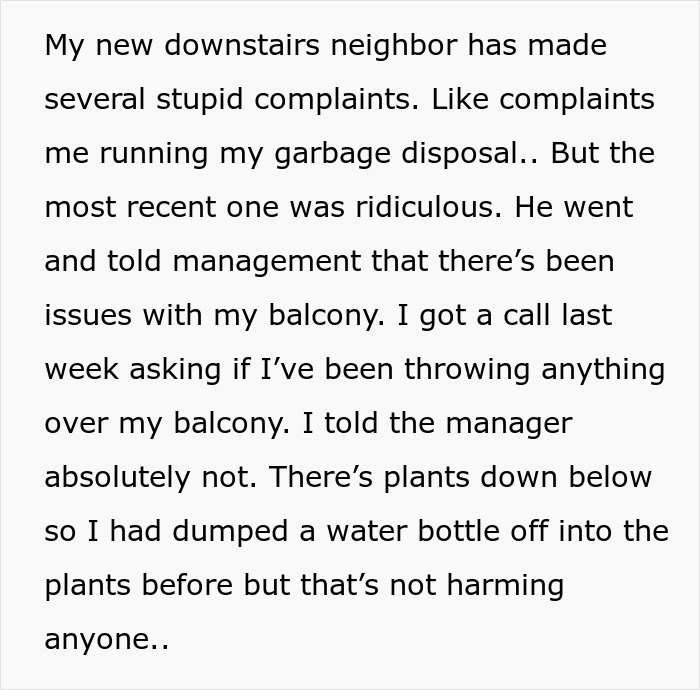 Woman Wreaks Petty Revenge On New Neighbors Who Keep Slandering Her To The Property Manager Woman Wreaks Petty Revenge On New Neighbors Who Keep Slandering Her To The Property Manager