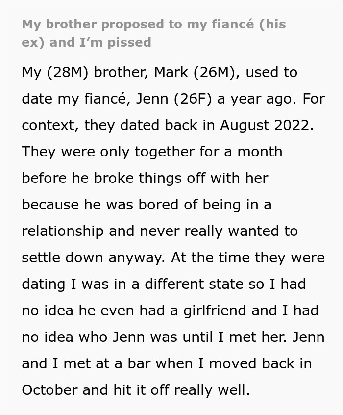 Woman Stunned Into Silence After Fianc&eacute;&rsquo;s Brother Drops Down On One Knee And Proposes To Her