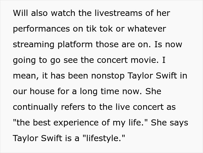 "Blew Up On Me About How I Don't Support Her": Wife's Obsession With Taylor Swift Goes Too Far