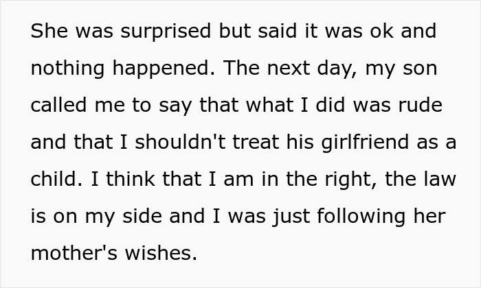 Mom Bans Alcohol For Her Son’s 18-Year-Old Girlfriend, Family Drama Ensues Mom Bans Alcohol For Her Son’s 18-Year-Old Girlfriend, Family Drama Ensues