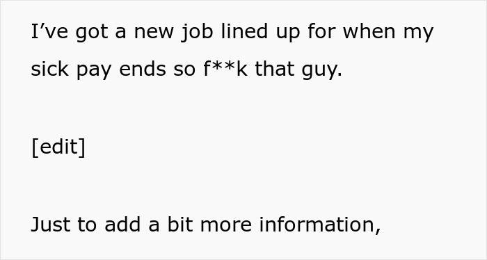 Worker Takes Boss’s Personal Visit While On Sick Leave As A Personal Space Violation, Reports Him Worker Takes Boss’s Personal Visit While On Sick Leave As A Personal Space Violation, Reports Him