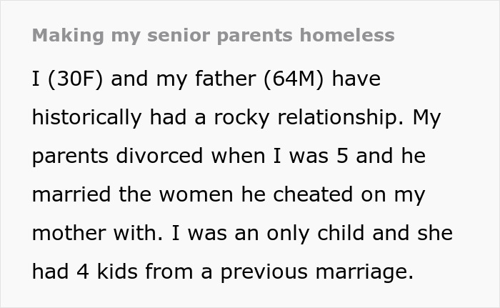 Woman Inherits Her Childhood Home, Leaves Abusive Dad And Witch Stepmom In A Decrepit RV