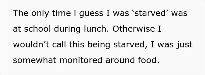 Woman Wants To Show Mom How Messed Up She Was With Her 'Food Rules' By Enforcing Them On Her