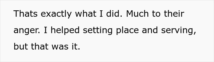 Woman Maliciously Complies With Her MIL And Chills With Men Instead Of Helping Out In The Kitchen